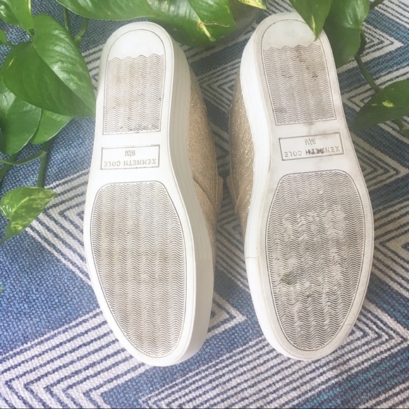 KENNETH COLE Rose Gold Platform Sneaker 9.5 - Picture 7 of 8